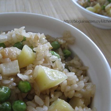 入夏的滋味——豌豆糯米饭的做法