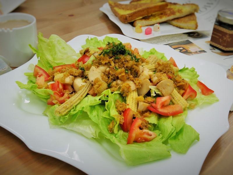 蟹肉温沙拉的做法