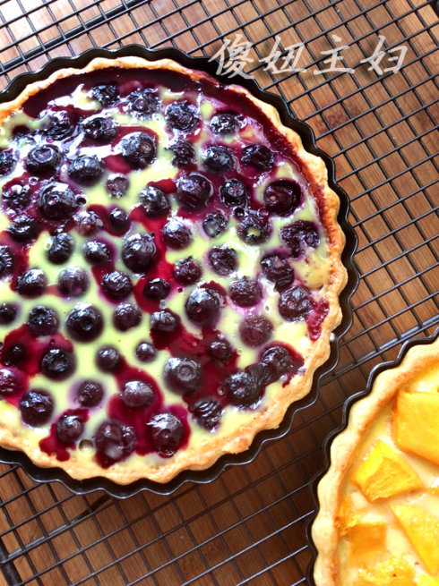 蓝莓蛋挞or芒果蛋挞的做法