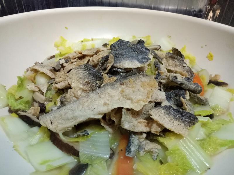 鱼皮娃娃菜的做法