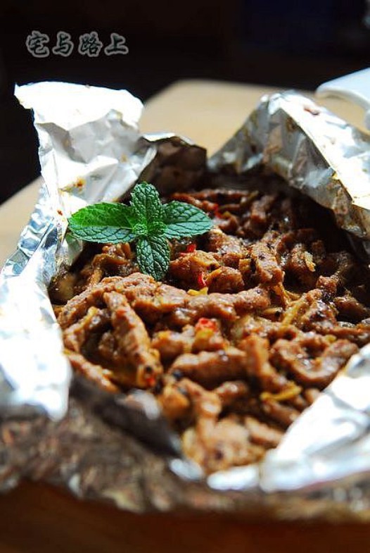 锡纸牛肉的做法