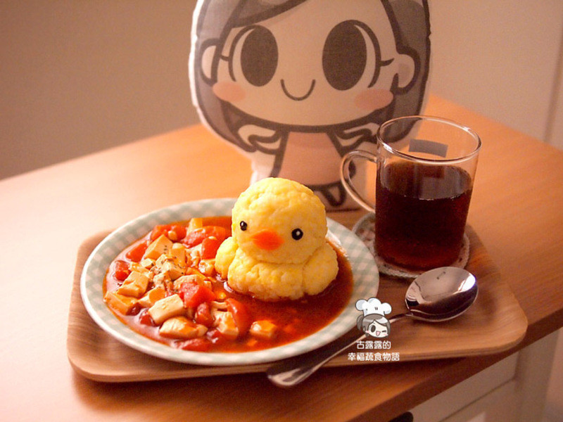 黄色小鸭烩饭的做法