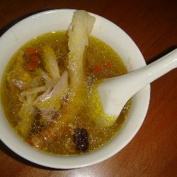 白果炖鸡的做法