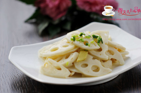 健康零负担的素味小炒——滑炒藕片的做法