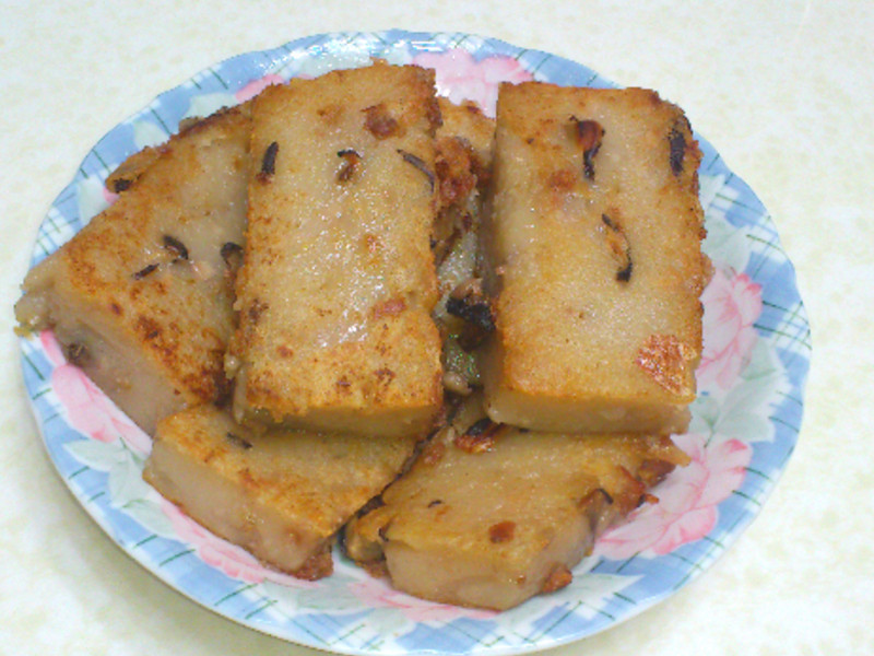 油葱芋头粿的做法