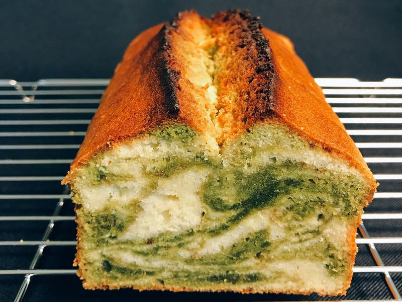 抹茶大理石磅蛋糕的做法