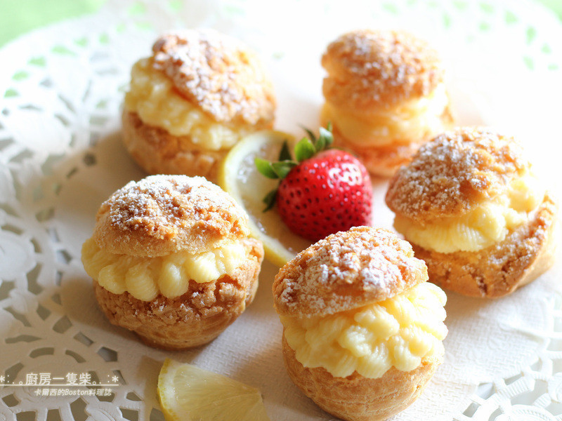 柠香菠萝泡芙的做法