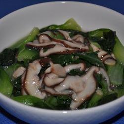 香菇小白菜的做法