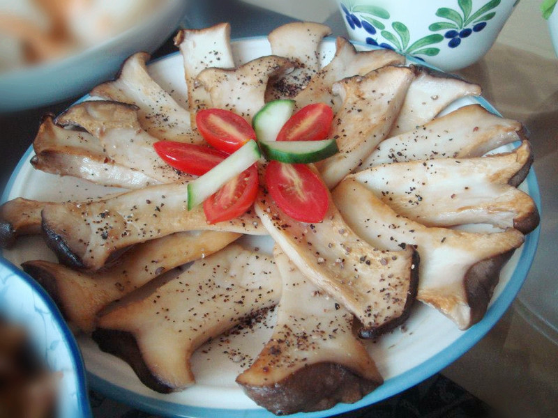 黑胡椒(有机)杏鲍菇的做法