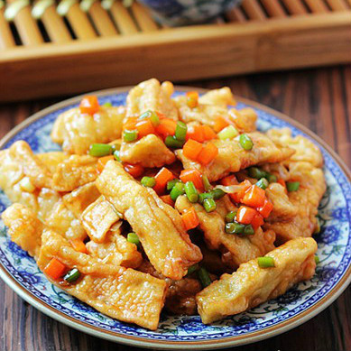 糖醋脆皮茄子的做法