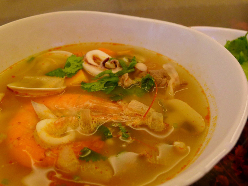 台味泰式海鲜酸辣汤~酸酸辣辣好食欲的做法