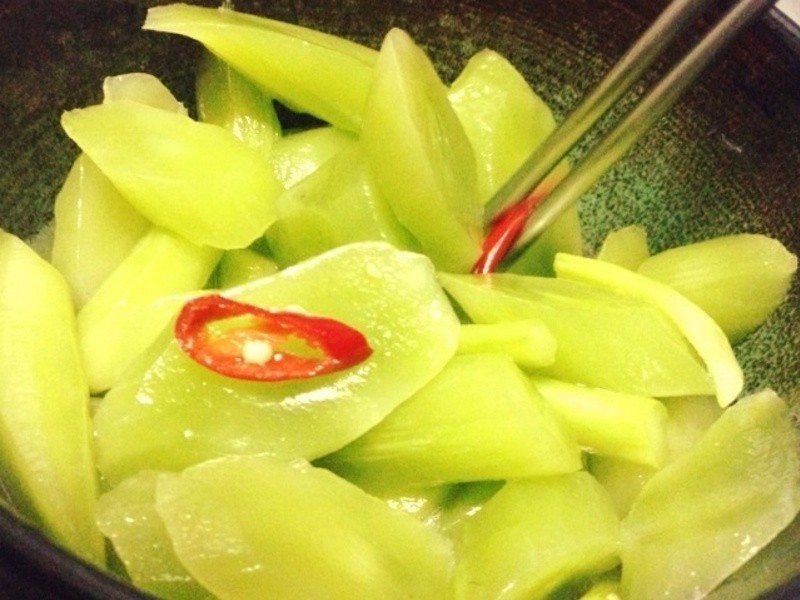 冬令盐渍菜心的做法