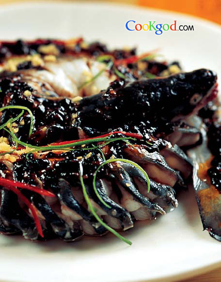 豉汁蟠龙鳗的做法