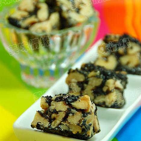 核桃黑芝麻软糖的做法
