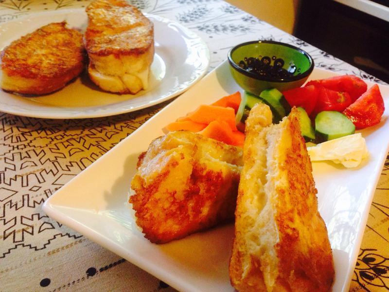 来个土耳其早餐吧!(2)香煎奶酪面包的做法