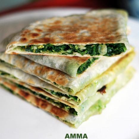 薄皮菠菜饼的做法