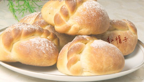 花蓝奶油芝士面包的做法