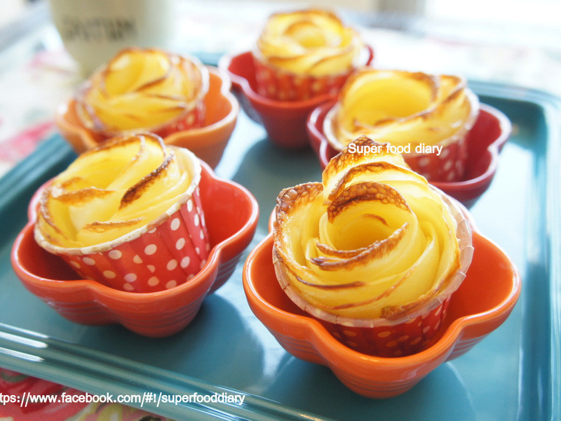 烤洋芋玫瑰的做法