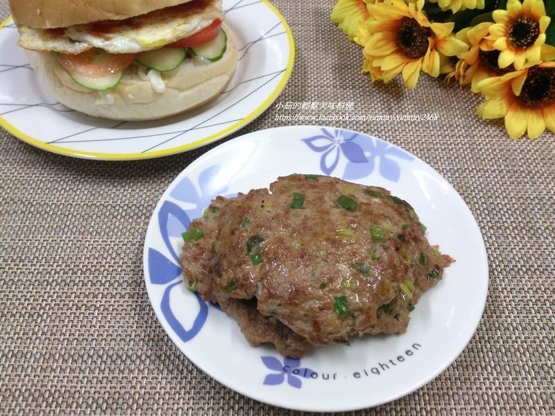葱香肉饼&葱香肉蛋堡(10分钟早餐)的做法