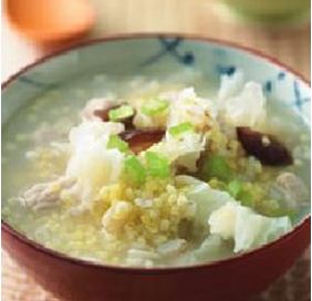 小米咸粥的做法