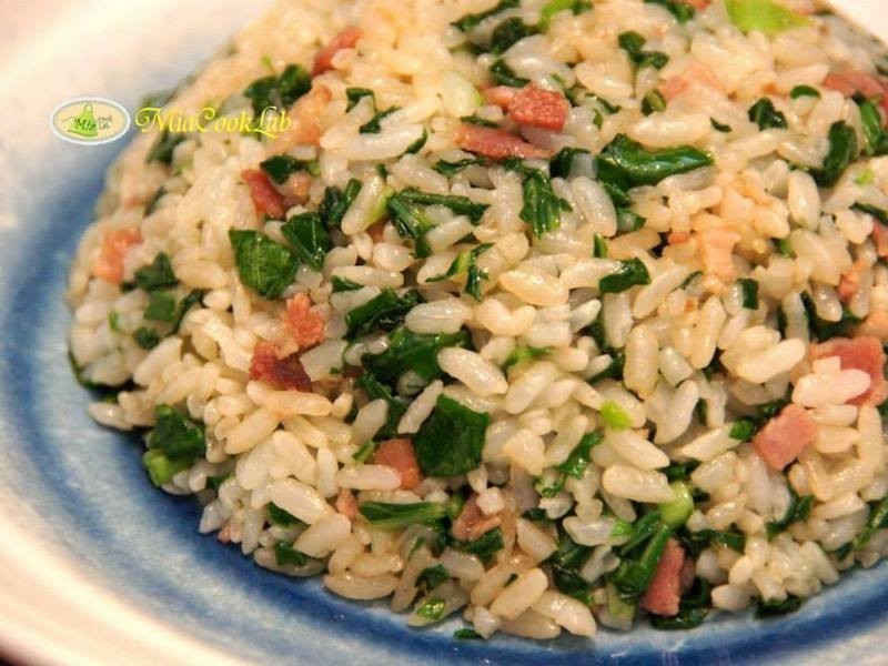 翡翠炒饭&热炒蚝油时蔬的做法