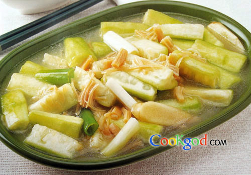 干贝丝瓜的做法