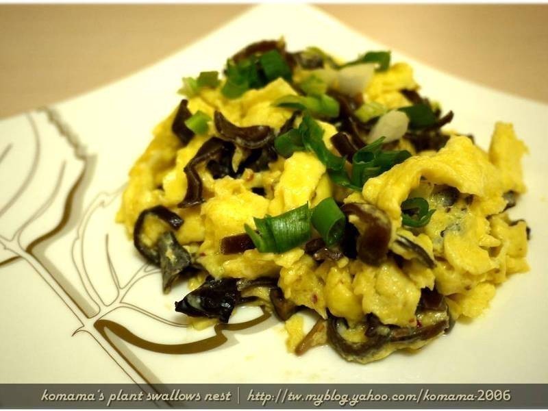 麻辣黑菇酱炒蛋.的做法