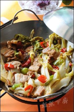 干锅辣白菜的做法