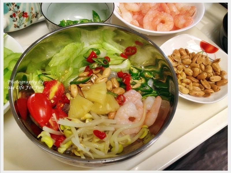 ̩ʽ����ɳ�� ��Thai Bean Noodle Salad������