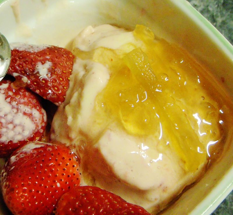 用剩豆腐做双色冰激凌 低脂健康的做法