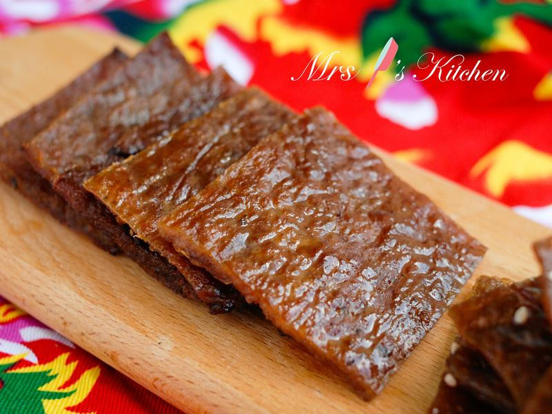 手工蜜汁猪肉干的做法