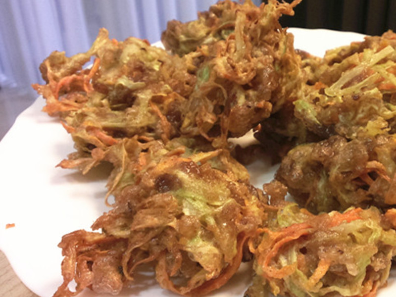 年糕蔬菜炸物 ~自己做日本制面馆天妇罗的做法
