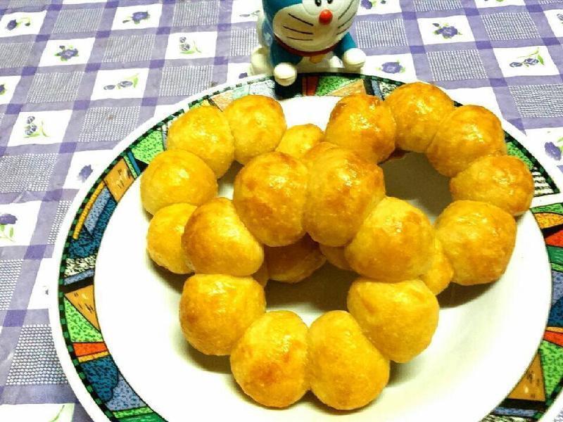 电锅版甜甜圈 免揉面团的做法