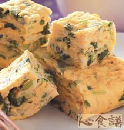 吻鱼苋菜厚蛋烧的做法