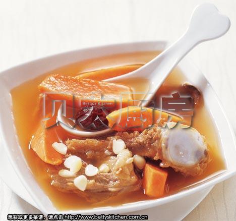杏仁煲西施骨的做法