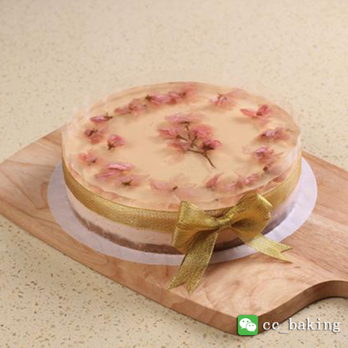 幸福像花儿一样绽放——【樱花慕斯】的做法