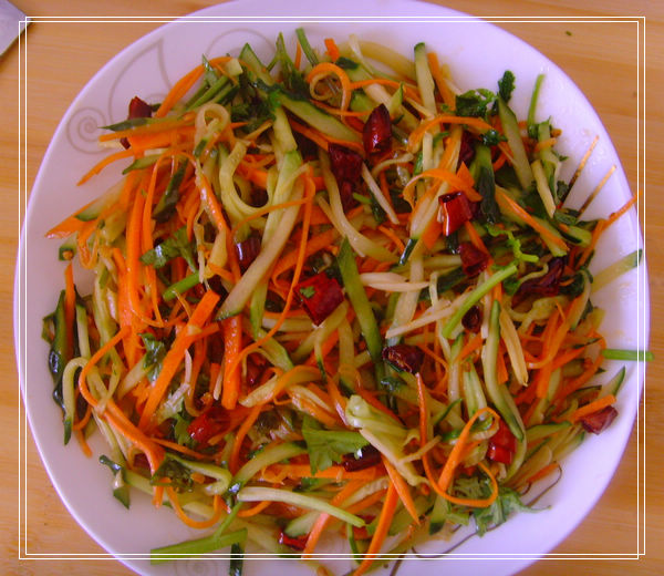 凉拌菜 。的做法