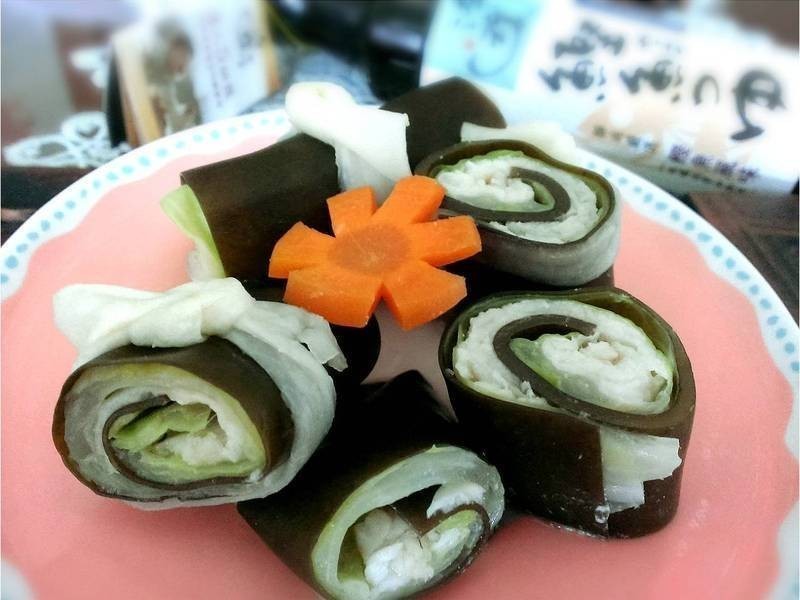 鲷鱼昆布卷的做法