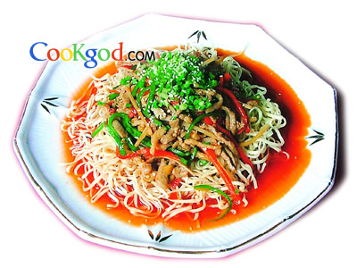 凉面鸭丝的做法