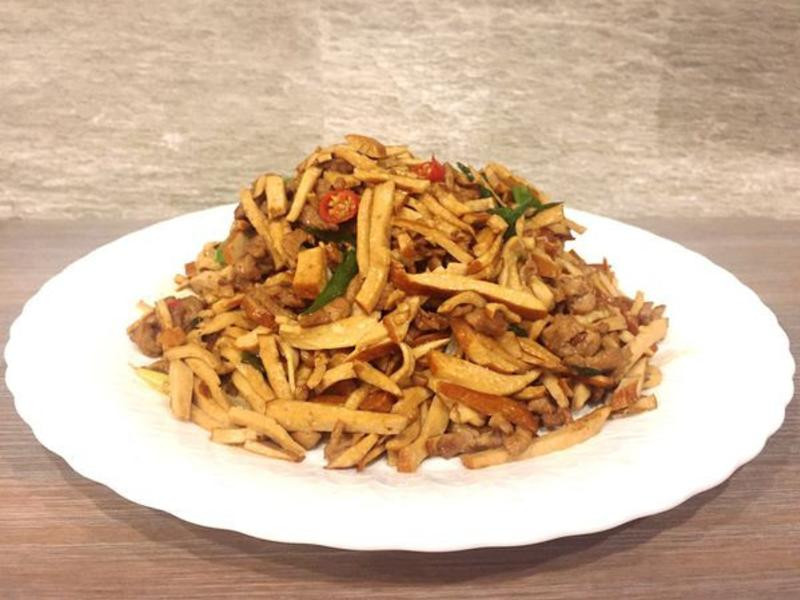 豆干肉丝的做法