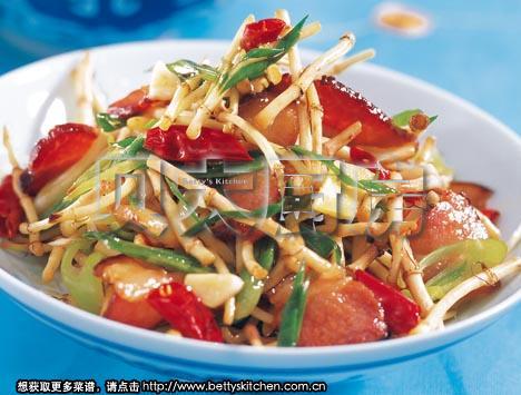 折耳根炒腊肉的做法