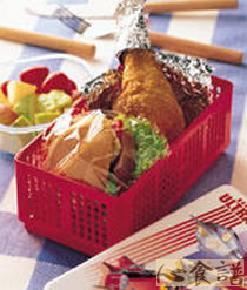 鸡腿野餐盒的做法