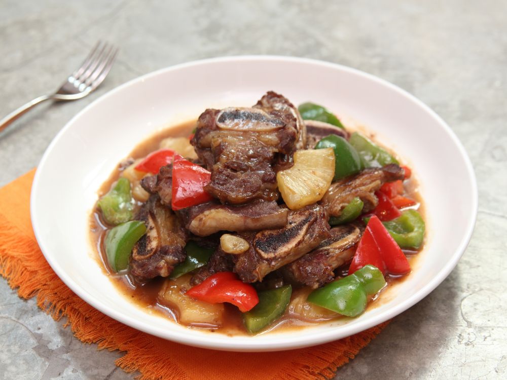 菠萝蜜糖牛仔骨的做法