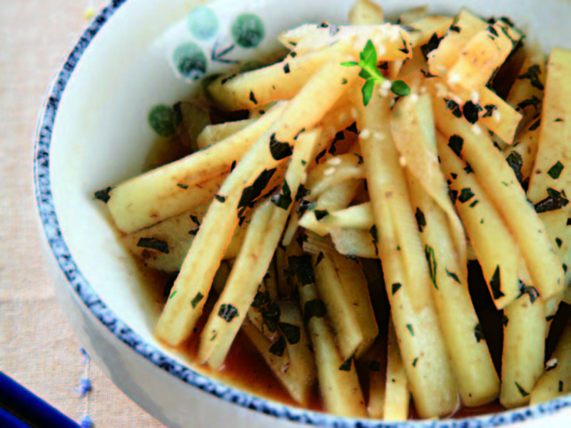 紫苏梅渍洋芋的做法