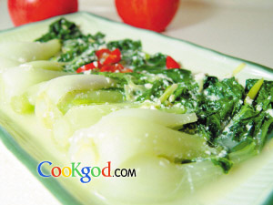 牛奶白菜的做法