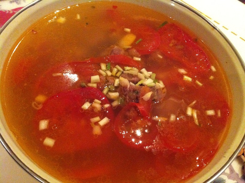 酸辣丸子汤的做法