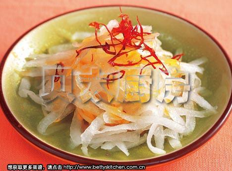 清香萝卜丝的做法