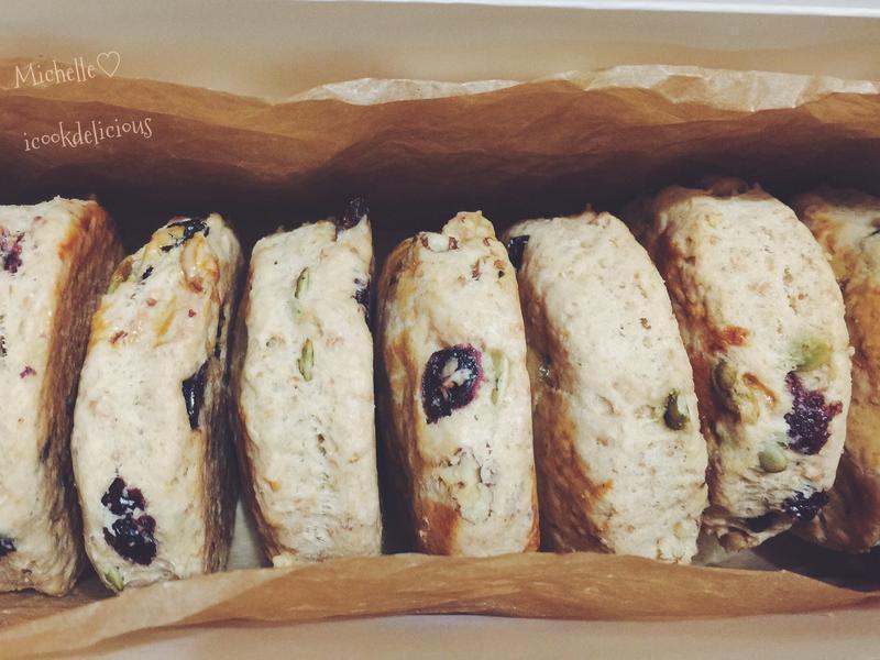 全麦坚果司康的做法