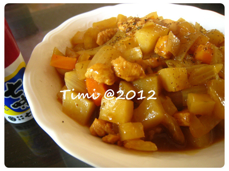 家常咖哩饭的做法