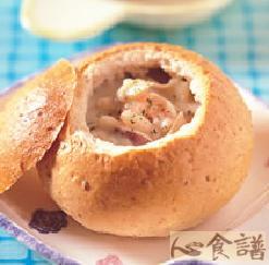 巧达海鲜面包汤的做法